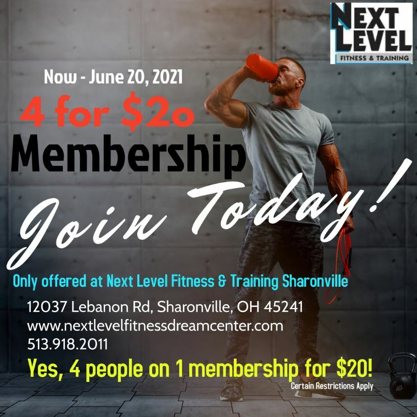 Next Level Membership poster